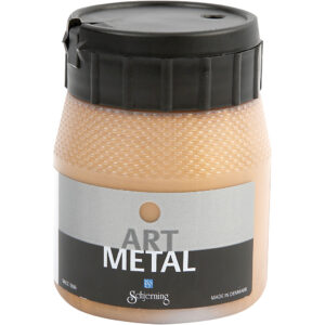 Hobbymaling metallic, mørk guld, 250 ml/ 1 fl.