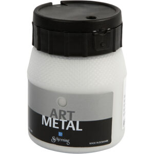 Hobbymaling metallic, sølv, 250 ml/ 1 fl.