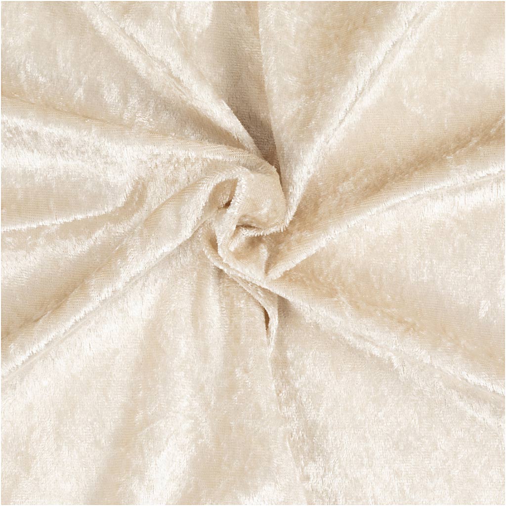 Nervøs velour Råhvid - Billede 2