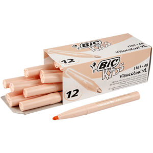 Visa Color tusch, lys pudder, streg 3 mm, 12 stk./ 1 pk.