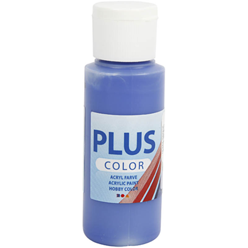Plus Color hobbymaling, ultra marine, 60 ml/ 1 fl.
