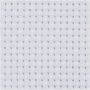 Aidastof, hvid, str. 50x50 cm, 35 tern pr. 10 cm, 1 stk.
