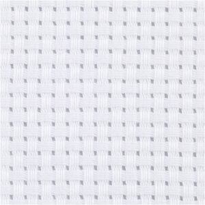 Aidastof, hvid, B: 150 cm, 35 tern pr. 10 cm, 3 m/ 1 stk.
