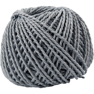 Papirgarn, lyseblå, tykkelse 2,5-3 mm, 40 m/ 1 ngl., 150 g