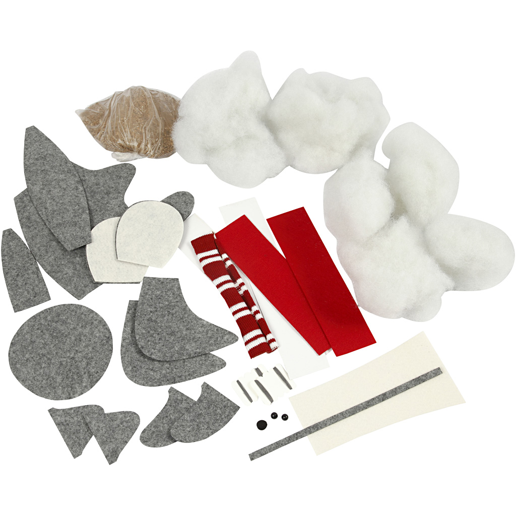 Julemus, H: 30 cm, 1 stk. - Billede 5