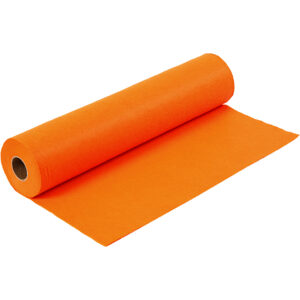 Hobbyfilt, orange, B: 45 cm, tykkelse 1,5 mm, 180-200 g, 5 m/ 1 rl.
