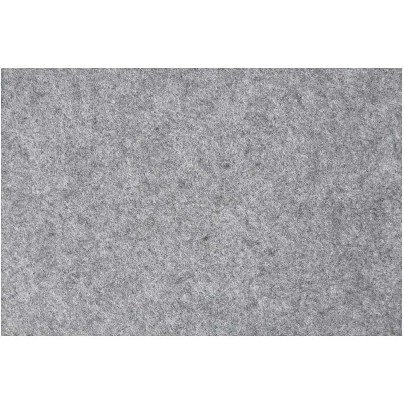 Hobbyfilt, grå, 42x60 cm, tykkelse 3 mm, 1 ark
