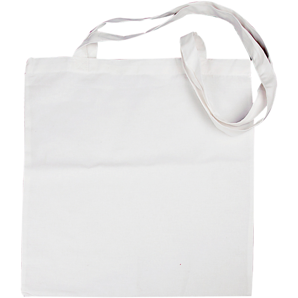 Mulepose, hvid, str. 38x42 cm, 130 g, 1 stk.