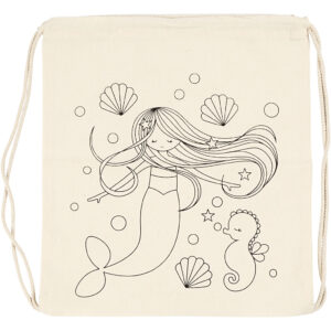 Gymnastikpose, lys natur, havfrue, str. 37x41 cm, 110 g, 1 stk.