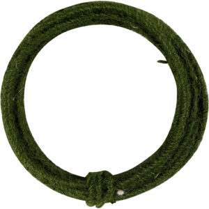 Jute wire, grøn, tykkelse 2-4 mm, 3 m/ 1 pk.