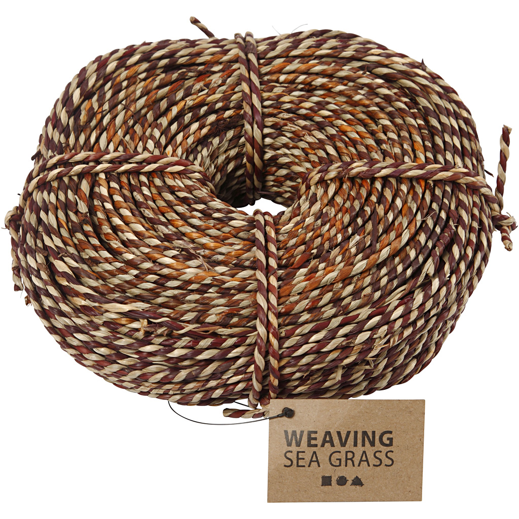 Søgræssnor, brun, tykkelse 3,5-4 mm, 500 g/ 1 bdt. - Billede 3