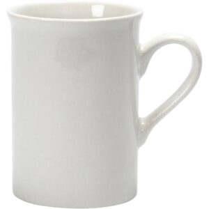 Krus, hvid, H: 10 cm, diam. 7,4 cm, 2 stk./ 1 pk.