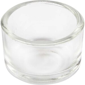 Fyrfadsholder, H: 3,5 cm, diam. 5 cm, 8 stk./ 1 ks.