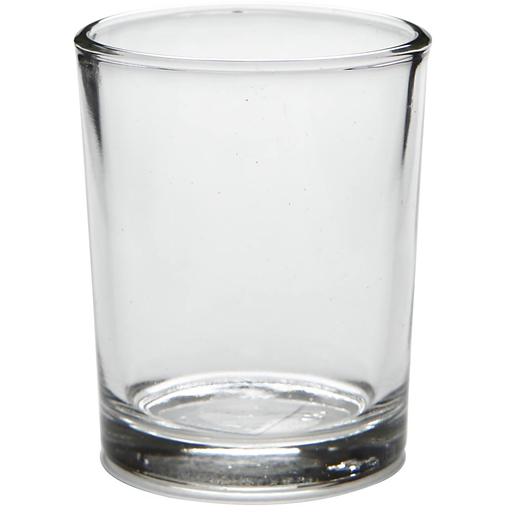 Fyrfadsstage, H: 6,5 cm, diam. 4,5 cm, 4 stk./ 1 pk.