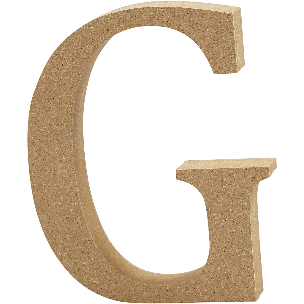 Bogstav, G, H: 8 cm, tykkelse 1,5 cm, 1 stk. - Billede 2