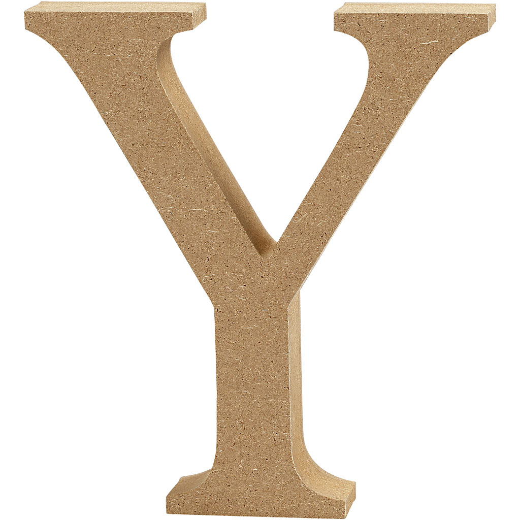 Bogstav, Y, H: 8 cm, tykkelse 1,5 cm, 1 stk. - Billede 2