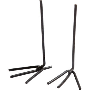 Fuglefødder og kyllingefødder, sort, H: 5 cm, B: 2 cm, 10 par/ 1 pk.