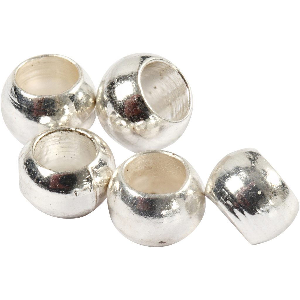 Wireklemmer, forsølvet, diam. 2 mm, 100 stk./ 1 pk. - Billede 2