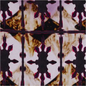 Viscose m/ stjerne batik Sort