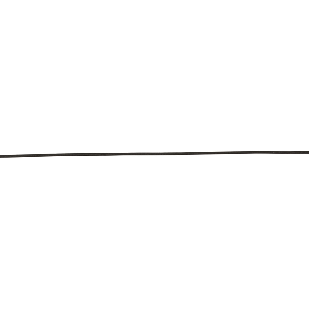 Smykketråd, sort, tykkelse 0,2 mm, 18,3 m/ 1 rl. - Billede 3