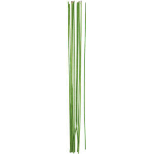 Blomsterstængel, grøn, L: 30 cm, diam. 2 mm, 20 stk./ 1 pk.