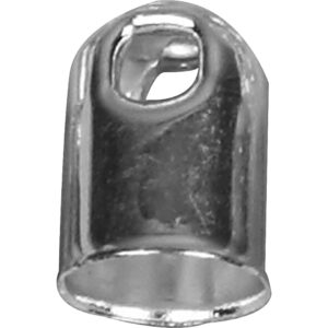 Enderør, forsølvet, diam. 6 mm, 6 stk./ 1 pk.