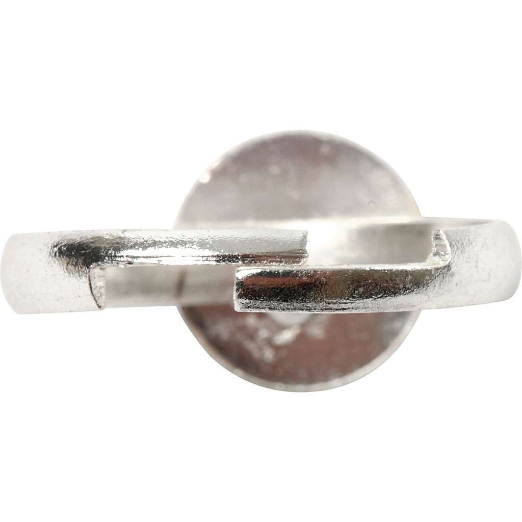 Fingerring, forsølvet, 15 stk./ 1 pk. - Billede 3