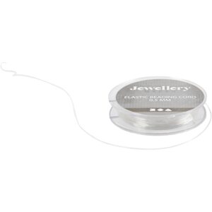 Elastiksnor, tykkelse 0,5 mm, 10 m/ 1 rl.