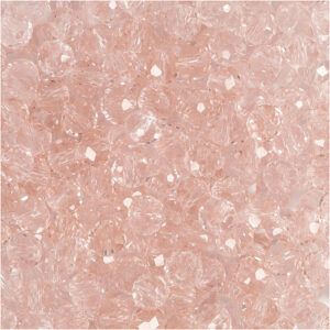 Facetperler, rosa, str. 3x4 mm, hulstr. 0,8 mm, 100 stk./ 1 pk.