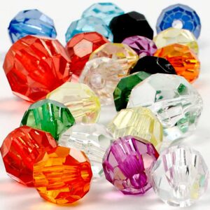 Facetperlemix, str. 10-12-16 mm, hulstr. 1-2,5 mm, 125 ml/ 1 pk., 75 g