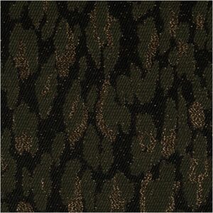 Jacquard m/ leopard Sort