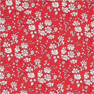 Liberty Fabrics Capel Lys postkasserød