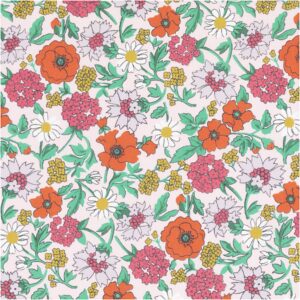 Liberty Fabrics Louisiana Bouquet Organic Gammelrosa