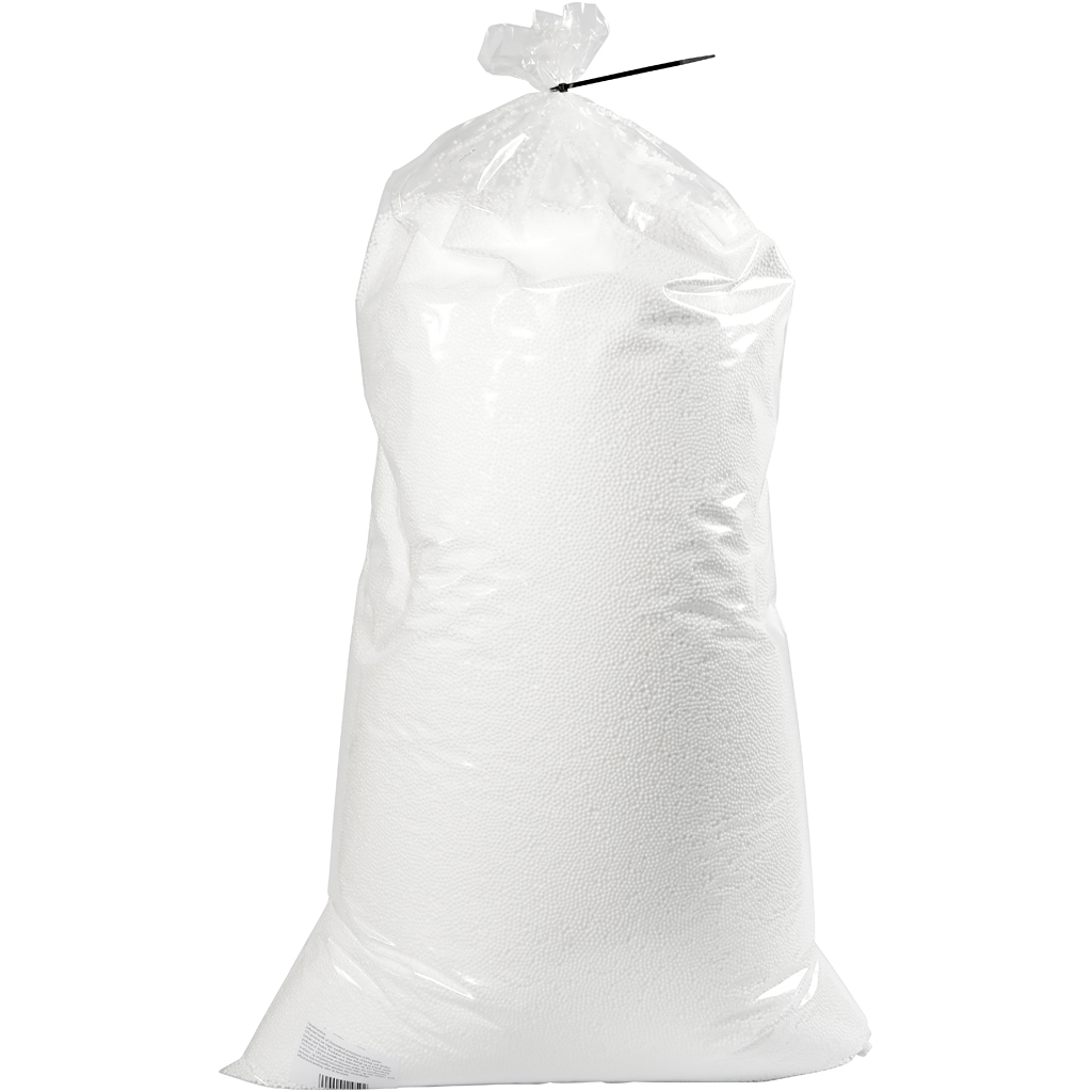 Krøyer kugler 100 liter. 100% fri for HBCD - bromerede flammehæmmer, hvid