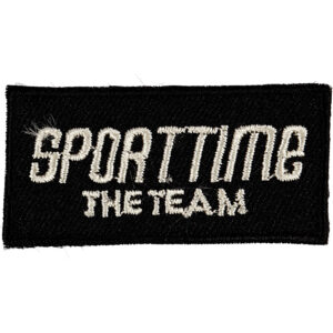 Strygemærke Sport time, Sort