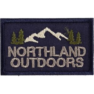Strygemærke Northland outdoors 5 x 3cm, mørk marineblå