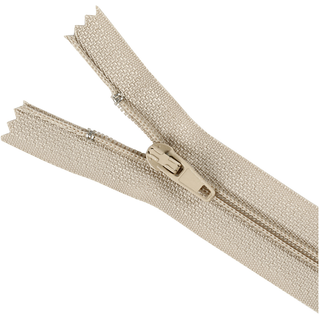 Kjolelås, L: 40 cm, B: 4 mm, bisque