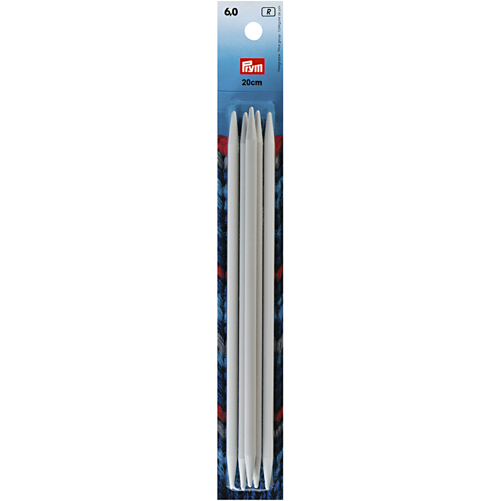 Strømpepinde, nr. 6, 20 cm - Billede 2