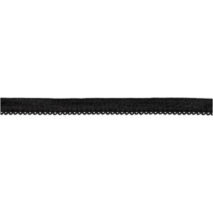 Kantelastik, B: 9 mm, sort,