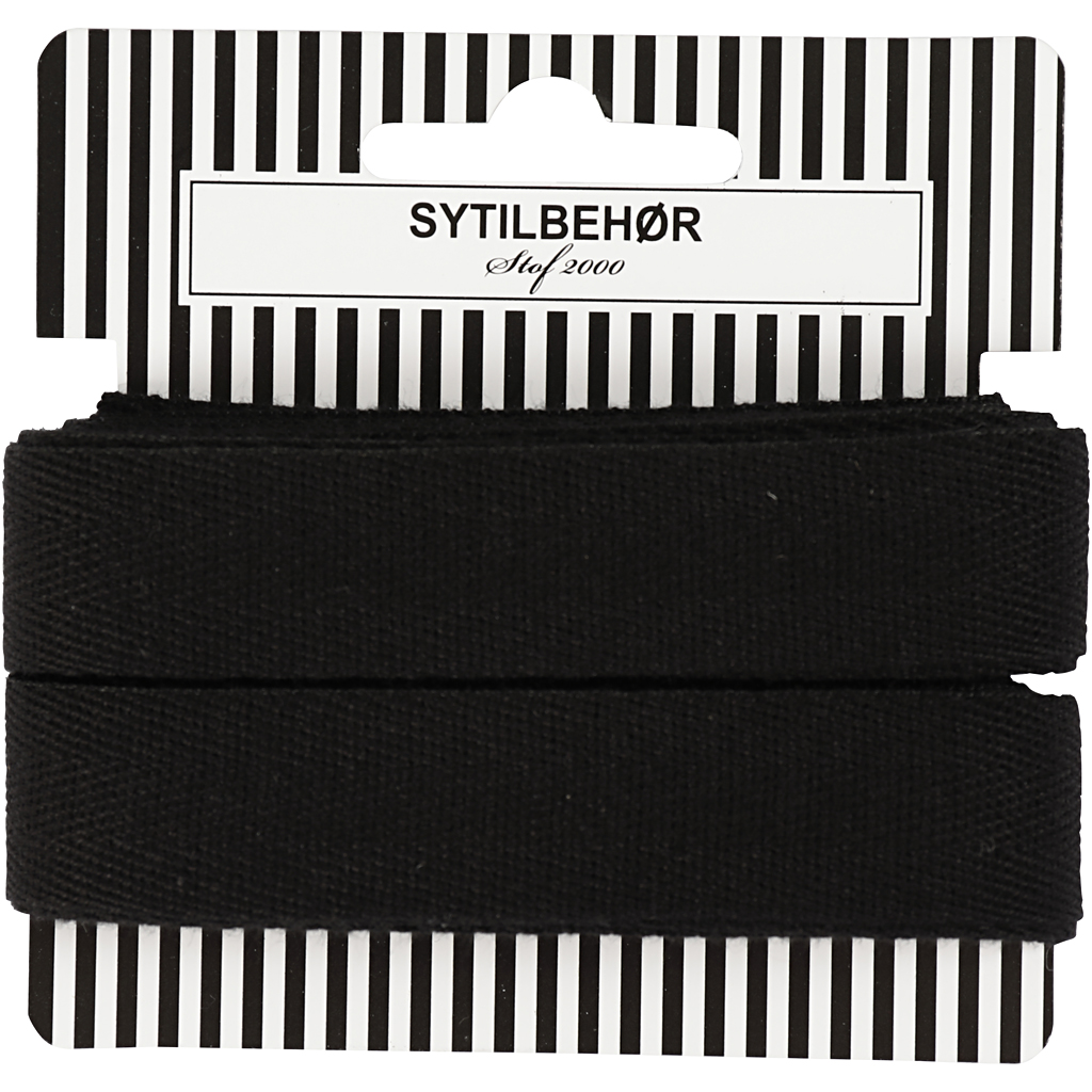 Gjordbånd B: 20 mm 5m/pk Sort