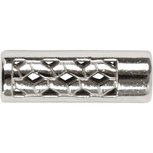 Endeskjuler metal, diam. 20 mm, sølv, 1stk.