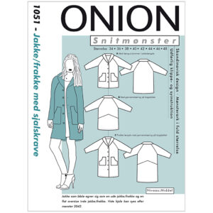 Onion Mønster, Jakke/frakke m/ sjalskrave