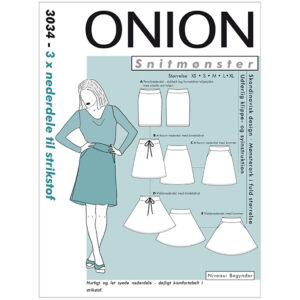 Onion Mønster, 3 x nederdel