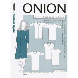 Onion Mønster, Kaftan kjole til fast stof