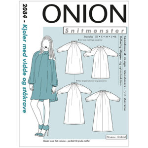 Onion Mønster, Kjoler m/ vidde og ståkrave