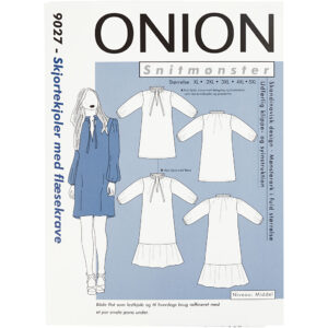 Onion Plus Størrelser, Skjortekjoler m/ flæsekrave
