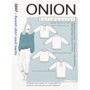 Onion Mønster, Sweatshirt m/ hætte