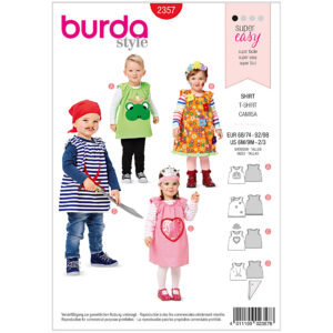 Burda mønster, Børn, Karneval, Bluse