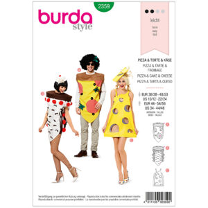 Burda Mønster, Karneval Pizza, Kage, Ost