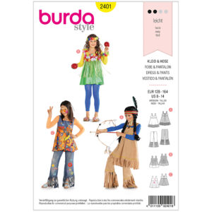 Burda Mønster, Børn, Karneval Kjole og bukser